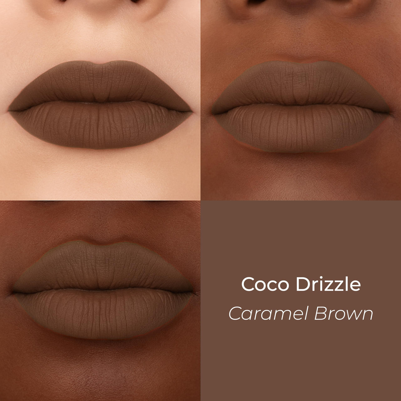 LoveChild Masaba Blurring Lip Tint, Coco Drizzle (Caramel Brown), Lightweight, Velvety Matte Finish, Hydrating Lip Color with Hyaluronic Acid, Squalane & Shea Butter, For All Indian Skin Tones, 8ml