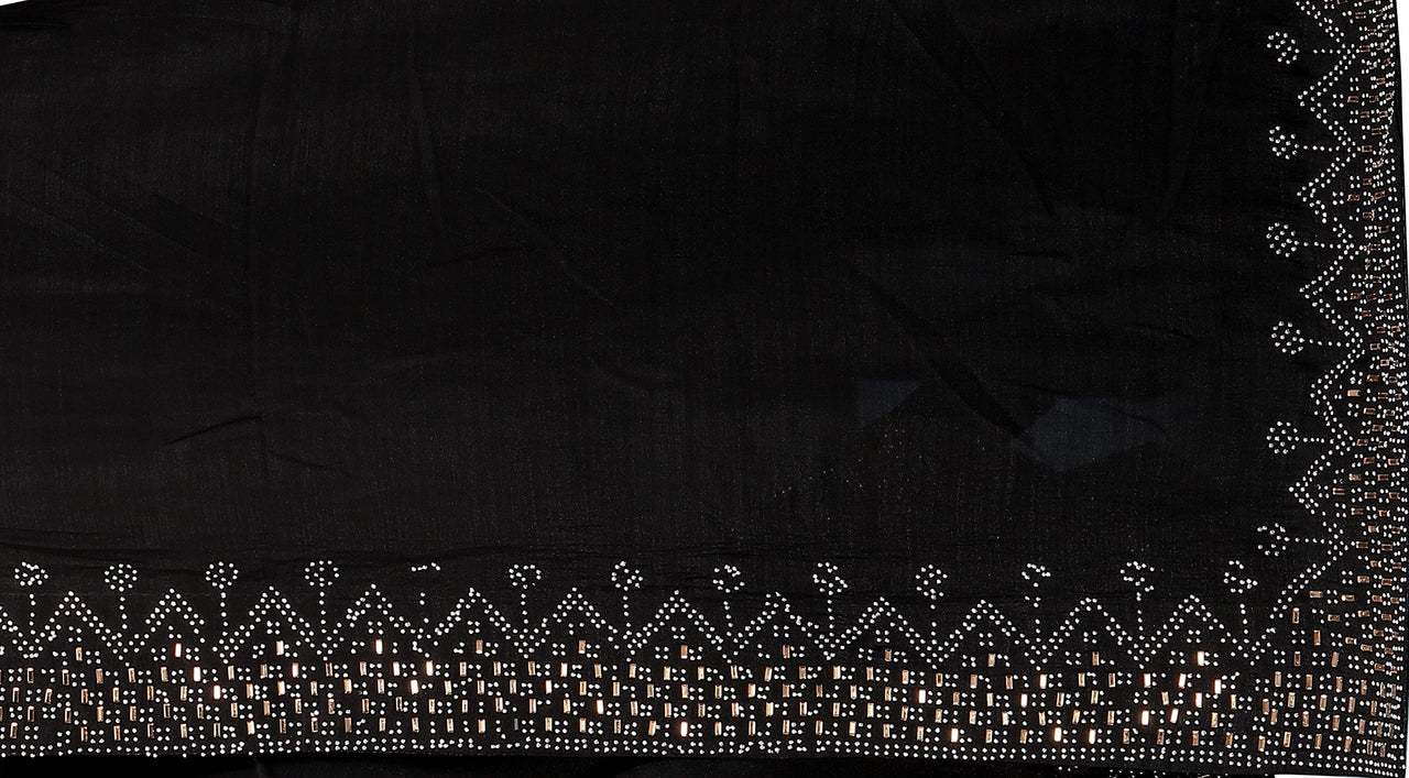 PUNYATHA CREATION Women's  & Girl's  Chanderi Chanderi Saree With Blouse Piece