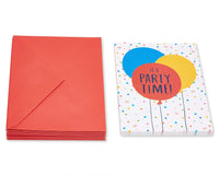 American Greetings Party Invitations and Envelopes Perfect for any Birthday or Special Occasion, Multi Color Balloons (25-Count) red, yellow, blue