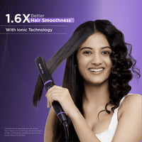 BBlunt Pro Titanium Glide Hair Straightener With 5 Temperature Settings And Infrared Technology For 1.6X Better Hair Smoothness((Titanium floating plates)