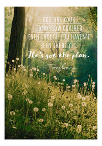 DaySpring - Tony Evans - You Were Made for a Purpose - 4 Design Assortment with Scripture - 12 Birthday Boxed Cards & Envelopes (18562)