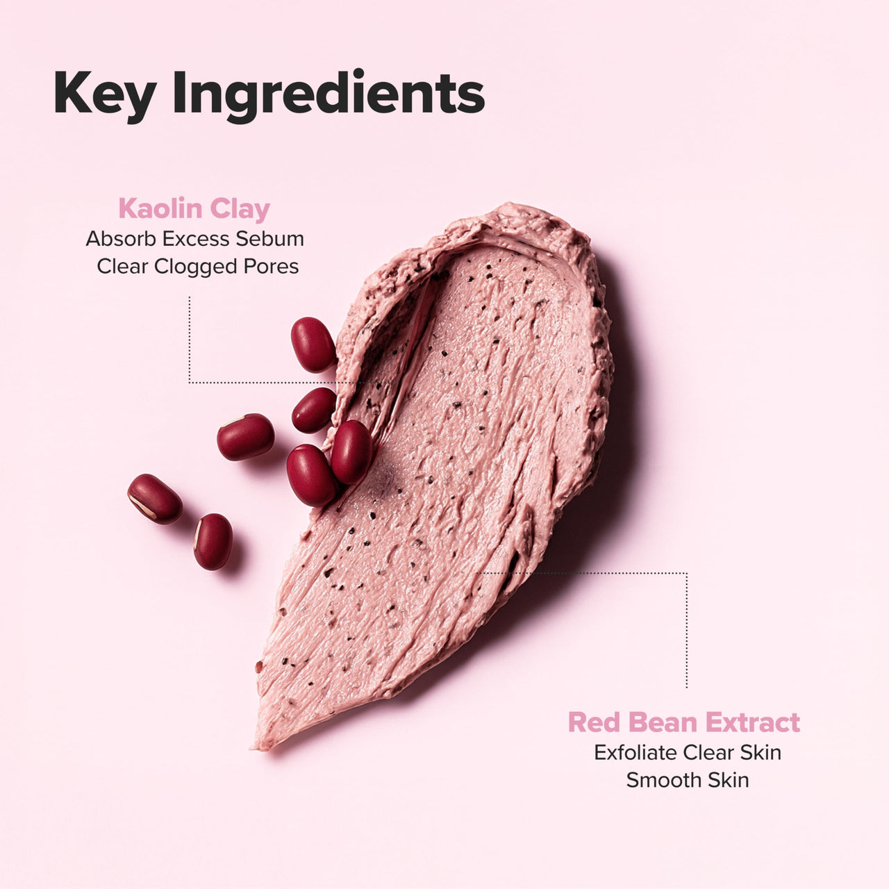Beauty of Joseon Red Bean Pore Refreshing Mask Mud Cream Hydrating Wash Off Pack, Pore Cleansing Exfoliator, Korean Skin Care for Men and Women 140ml