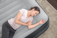 SleepLux Durable Inflatable Air Mattress with Built-in Pump, Pillow and USB Charger King 22