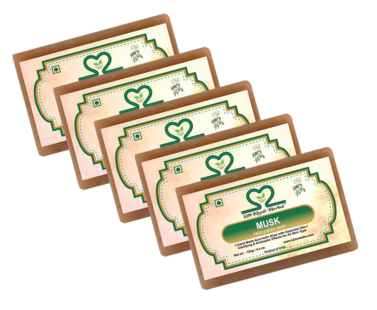 Khadi Natural S2M Herbal Musk Soap 625Gm