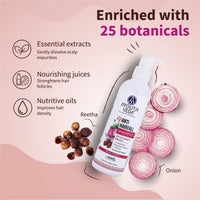 Ayouthveda Anti-hairfall Shampoo | Salfate & Paraben Free | Prevents Dandruff & Itchi Scalp | Cleanse, Conditions & Purifies Hair & Scalp | Improve Hair Density & Texture (Pack Of 5-200ml each)