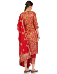 BIBA Women's  Cotton Salwar Suit Set