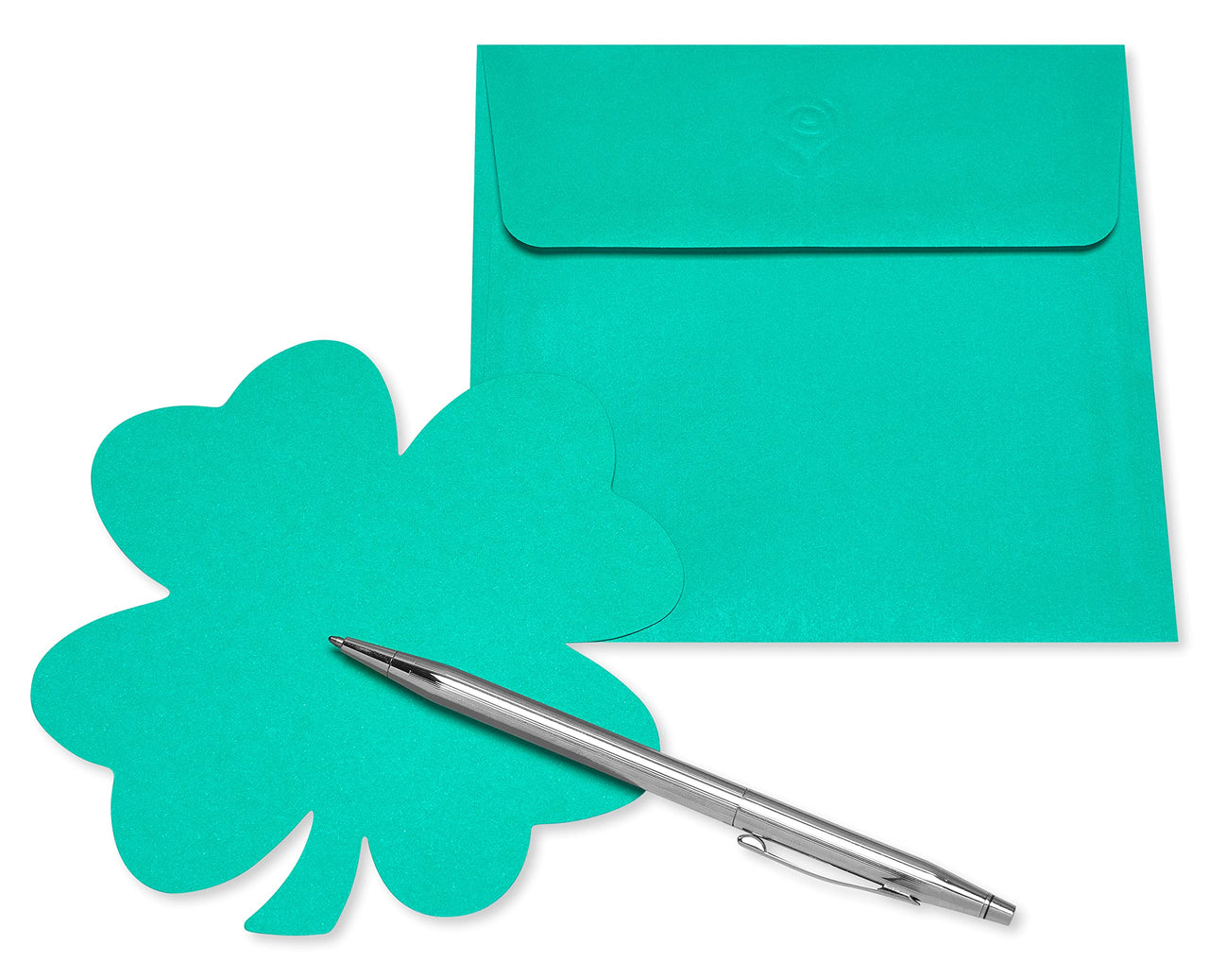 American Greetings Single Panel Blank Cards with Envelopes, Spring Shapes & Colors (100-Count)