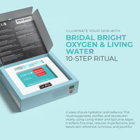 Kanpeki Bridal Bright 10 Step Oxygen Facial Kit with Living Water | Hydrating, Purifying & Youthful Radiance Ritual, Glow & Fine Line Care | Infused with Spirulina & Vital Minerals | Suitable for All Skin Types