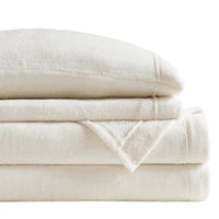 Sleep Philosophy True North Fleece Sheet Set Full, Solid Color, Warm & Plush Sheets Soft Fleece Bedding Full Size Sheets, Fitted Pocket Fits Up to 16