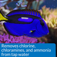 MARINE STRESS COAT Saltwater Aquarium Water Conditioner 16-Ounce Bottle (385D)