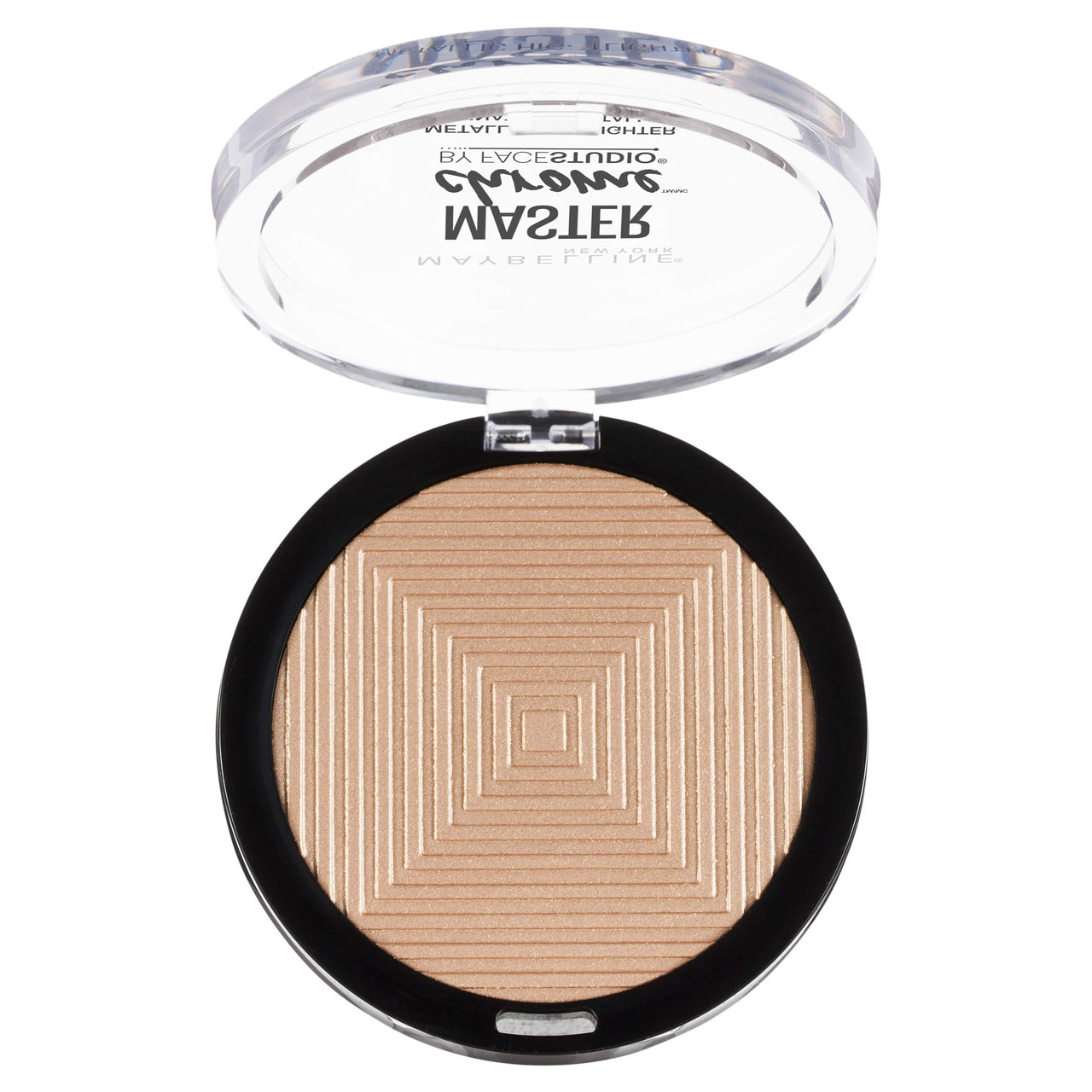 Maybelline New York The Blushed Nudes Palette Eyeshadow, 9g and Maybelline New York Face Studio Master Chrome Metallic Highlighter, Molten Gold, 6.7g