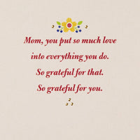 Hallmark Signature Birthday Card for Mom (Grateful for You)