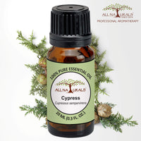 All Naturals - Cypress Essential Oil (15ml) | Pure, Undiluted, and Therapeutic Grade Cypress Oil for Skin, Hair, and Aromatherapy | Relaxing and Calming Properties | Essential Oil for Home Fragrance
