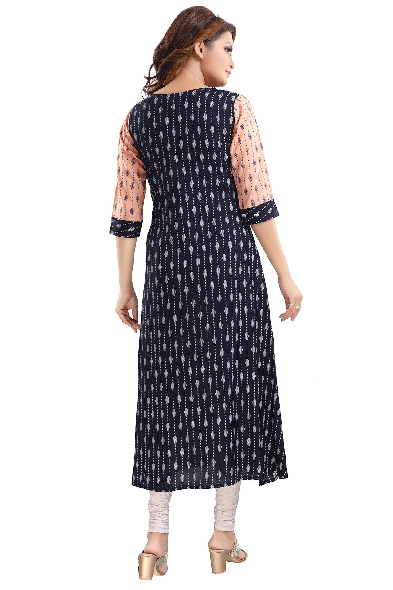 Priscilla RAYON COTTON FEEDING KURTIS FOR WOMEN WITH ZIPPERS