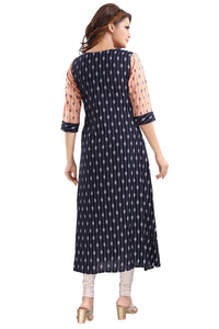 Priscilla RAYON COTTON FEEDING KURTIS FOR WOMEN WITH ZIPPERS
