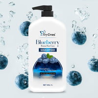 TryOnes Strong Shampoo - 1000 ml | For Damage Repair and Weak Hair, rich with Blue Berry extract, Helps with itching, irritation | Paraben Free Shampoo