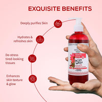 Ayouthveda Aquatic Lotus Body Wash with Rich Blend Of Aloevera, Lotus & Holy Basil |Refreshes, Deep Cleanses & Hydrates the Body | Gentle body wash for Daily use (Pack of 2-300ml each)