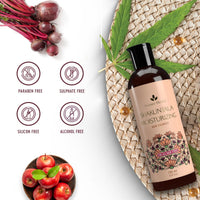 Avimee Herbal Shakuntala Moisturizing Hair Shampoo With Hyaluronic Acid | 24 Hrs Deep Hydration & Nourishment, Repairs Dry & Damaged Hair | For Men & Women | 200 mL