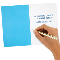 Hallmark Shoebox Funny Graduation Cards, Conquer the World (6 Cards with Envelopes) Graduation, Conquer the World