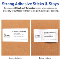 Avery Waterproof Printable Shipping Labels with Sure Feed, 5.5