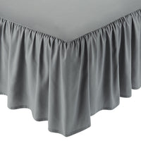 Basics Lightweight Ruffled Bed Skirt, Classic Style, Soft and Stylish 100% Microfiber With 16