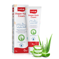 LuvLap Baby Diaper Rash Cream, 75g, Nappy cream for newborns & babies, Diaper Rash Prevention & treatment, Natural Cream with goodness of Aloe Vera, Vitamin E & Milk Protein, Dermatologically tested