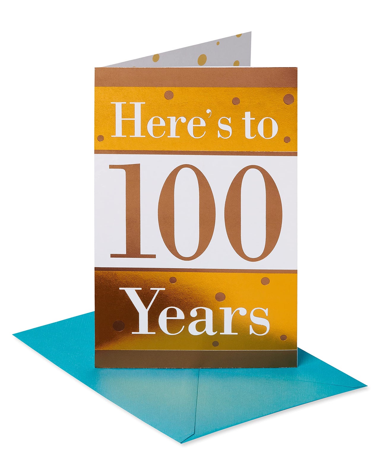 American Greetings 100th Birthday Card (Here's  To 100 Years)