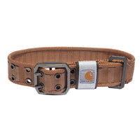 Carhartt Pet Fully Adjustable Wide Webbing Collar for Dogs, Carhartt Brown, Large
