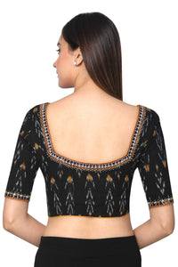 RENE Women's  Cotton Solid Half Sleeve Blouse 42