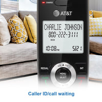 AT&T GL2101-2 DECT 6.0 2-Handset Cordless Home Phone with Call Block, Caller ID, Full-Duplex Handset Speakerphone, 2