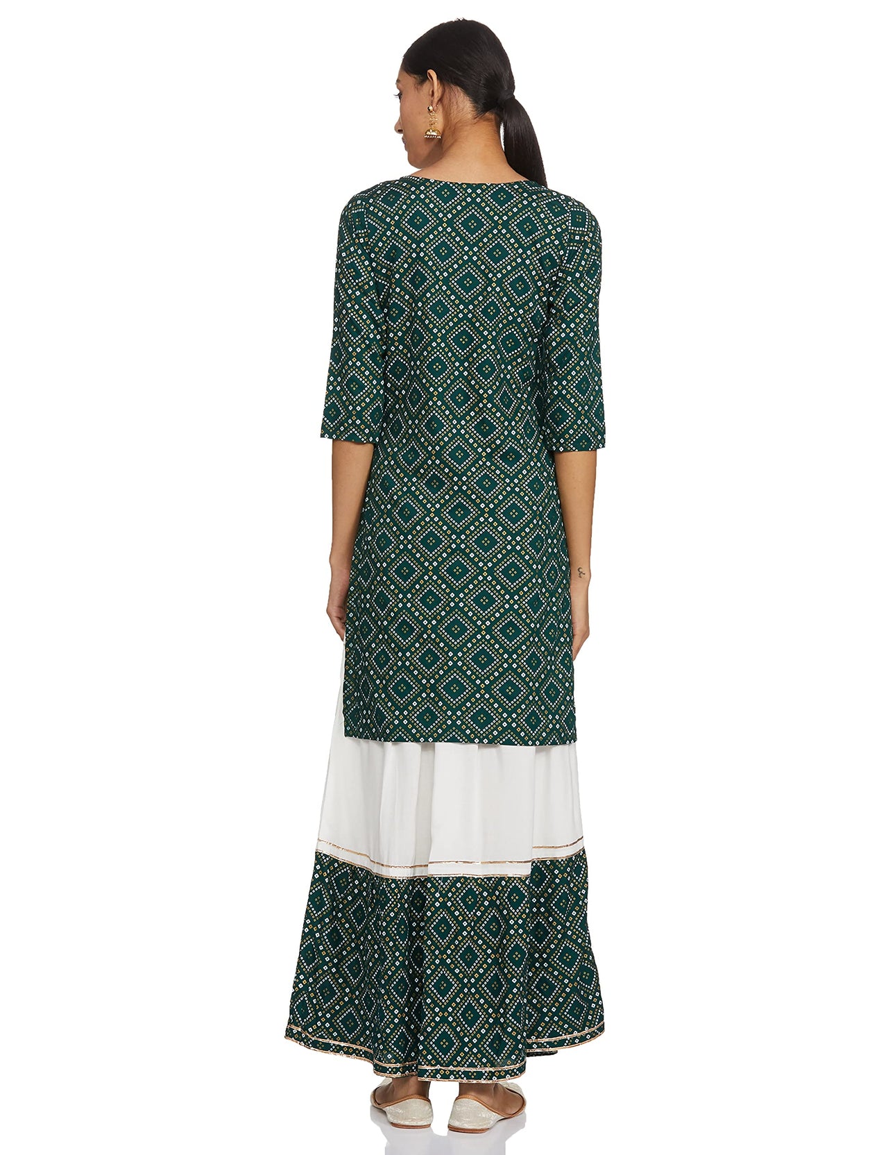 Ayukta Women Straight Kurti with Skirt