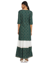 Ayukta Women Straight Kurti with Skirt