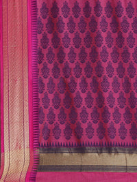 Pandadi Saree Women's  Cotton Silk Saree With Blouse Piece