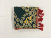 Nivah Fashion Women's  Satin Embroidery Saree with Heavy Work Blouse Piece