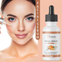 TryOnes Skin Naturals, Bright Complete 30X Vitamin C Booster Face Serum, Increases Skin's Glow Instantly and Reduces Spots Overtime for Men & Women_Vitamin E & C Face Serum_30ml