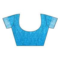 Tarshika Women's  Linen Blend Printed Saree With Blouse Piece(LINEN SAREE_NEW)