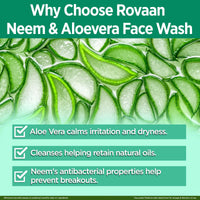 Multani Rovaan Face Wash |For All Skin Type with Neem & Aloe Vera |Get Tan Free Skin Care |100 Ml