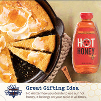 Savannah Bee Company Hot Honey Gluten Free and 100% Pure Honey Infused with Sweet Wildflower Honey and Heat from Scotch Bonnet and Habanero Peppers 24 oz