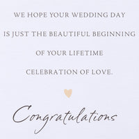 American Greetings Wedding Card (Beautiful Beginning) Beautiful Beginning