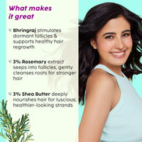 PLIX - THE PLANT FIX Rosemary Hair Growth Advanced Oil, Shampoo & Conditioner for Reducing Hair Loss & Breakage | Nourishes & Strengthen Hair Follicles | All Hair Types l Dermatologically Tested