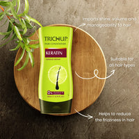 Trichup Keratin Lemon Hair Conditioner For All Types Of Hair Damage Repair No Parabens & Silicones,200 Millilitre