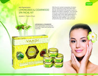 Vaadi Herbals Lemongrass Anti Pigmentation Spa Facial Kit With Cedarwood Extract, 270G