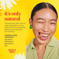 Burt's Bees 100% Natural Moisturizing Lip Balm, Beeswax (Pack Of 2)