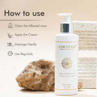 VEDICDERM Natural Psoriasis Cream for Dry Itchy Skin Steroid-Free Formula with Ayurvedic Herbs Helps Soothe Redness, Flakiness & Irritation Moisturizing Body Cream for Sensitive Skin (200ml Pack of 2)