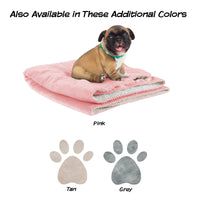 PETMAKER Waterproof Dog Blanket - 30x40-Inch Reversible Sherpa Dog Blanket for Couch, Bed, or Car - Protects from Spills, Stains, or Pet Fur (Pink) Medium Pink
