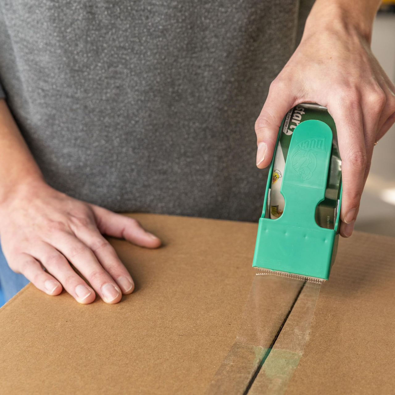 Duck EZ Start Clear Packing Tape Refills – 6 Rolls of Packaging Tape for Shipping, Moving & Storage - Quiet Easy Start Tape for Boxes & Mailing Supplies, 1.88 Inch x 55 Yards (287862) 6 Rolls, 55 yds