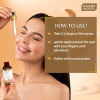 Vaadi Herbals Under Eye Serum With 5% Caffeine & Retinol & Hyaluronic Acid