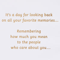 American Greetings 90th Birthday Card (Such A Wonderful Day) Cake w Candles