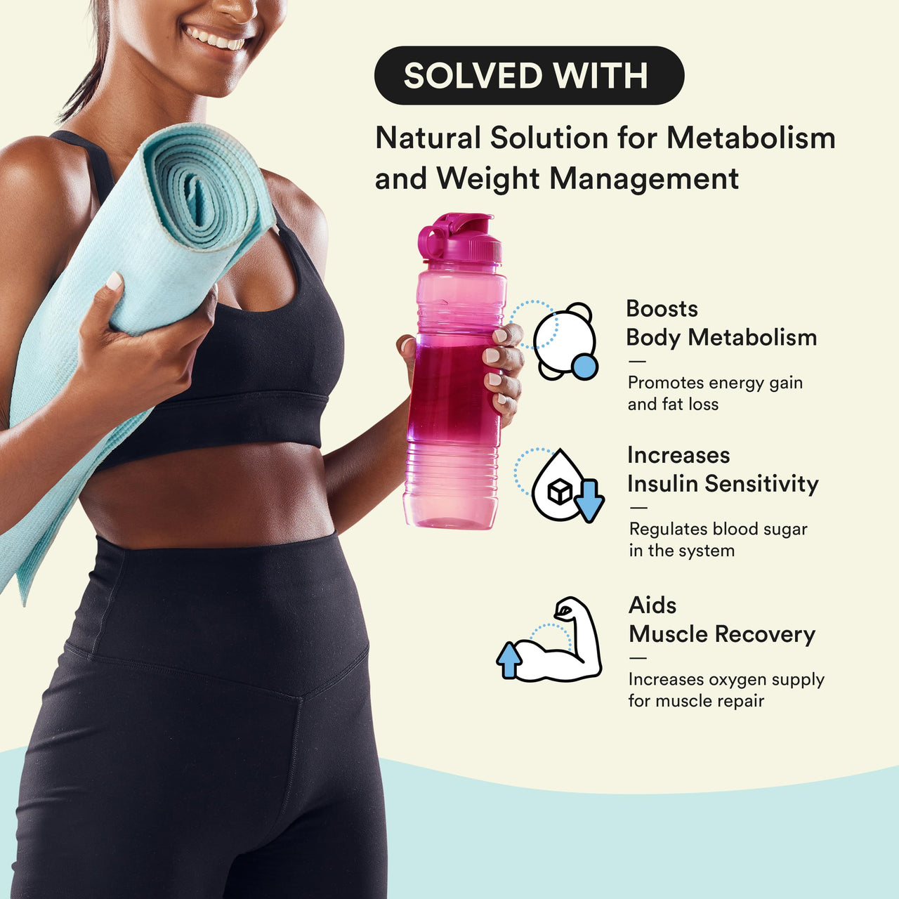 Bloom Berberine + L-Carnitine Effervescent Tablets | 60 Effervescent Tablets (Pack of 3) | Natural Formula for Weight Management | Turns Fat into Active Energy | Strawberry Flavour