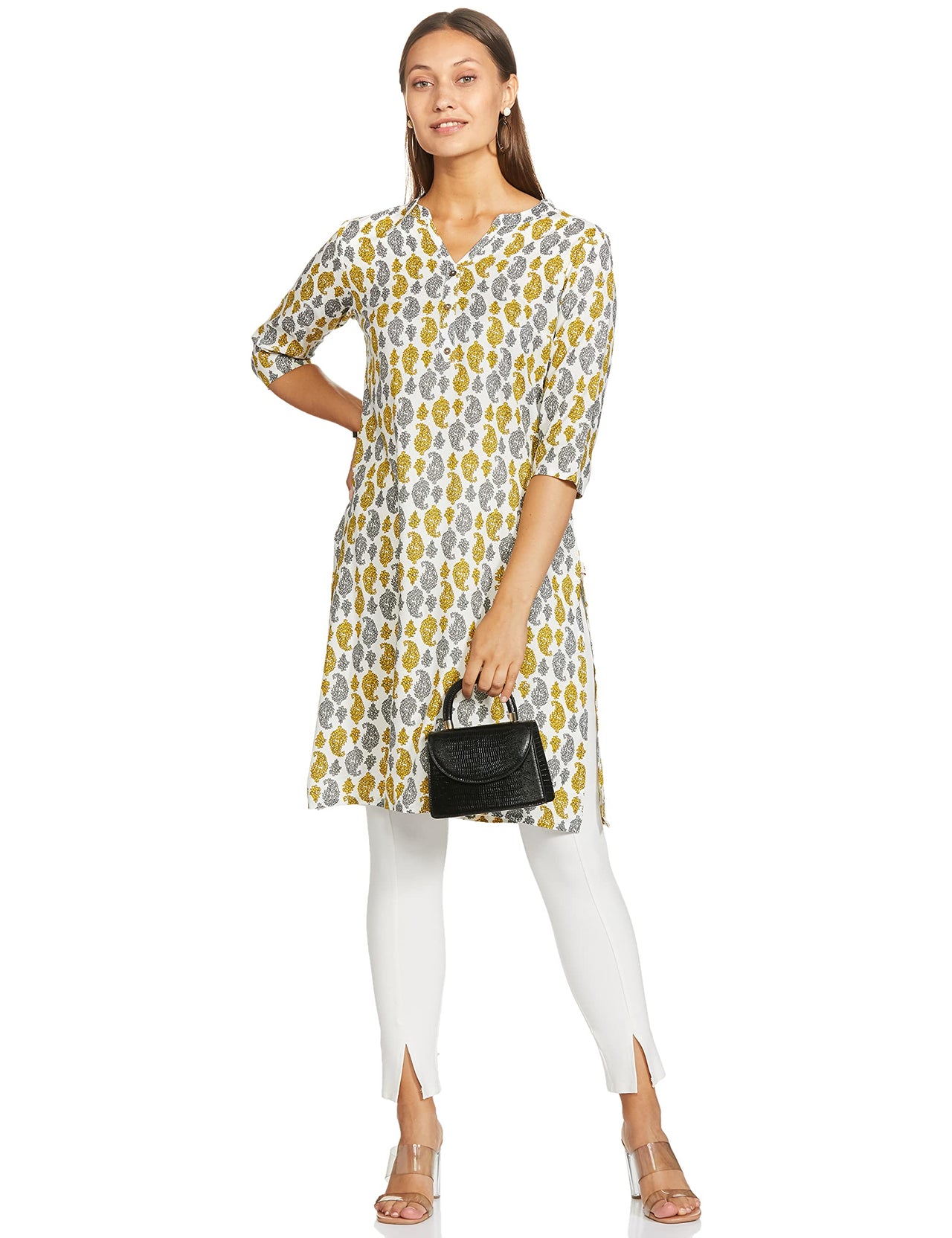 Karigari by Unlimited Women's  Rayon Classic Kurta